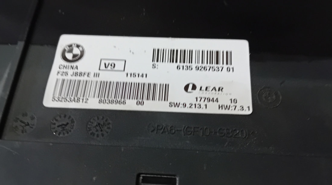 Calculator confort BMW X3 F25 2012, 926753701