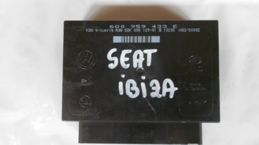 CALCULATOR CONFORT COD 6Q0959433E SEAT IBIZA IV FAB. 2002 – 2009 ⭐⭐⭐⭐⭐