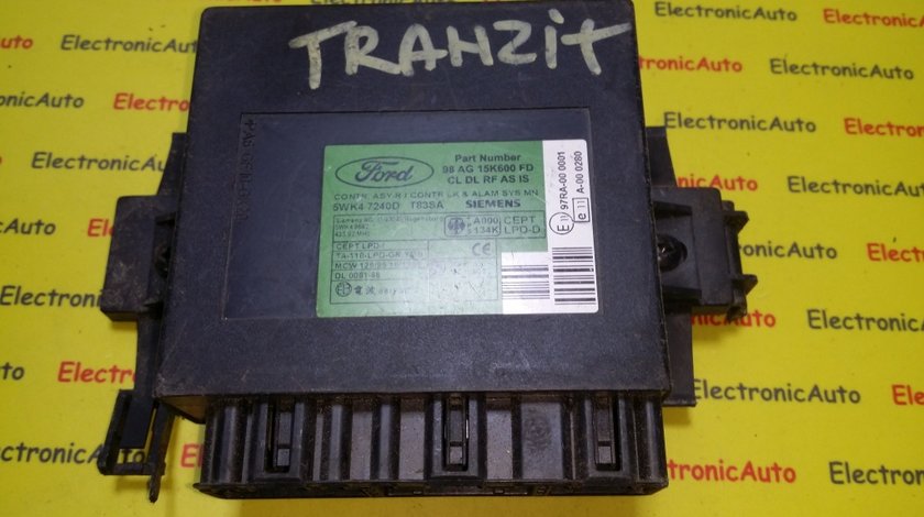 Calculator confort Ford Transit, Focus 98AG15K600FD