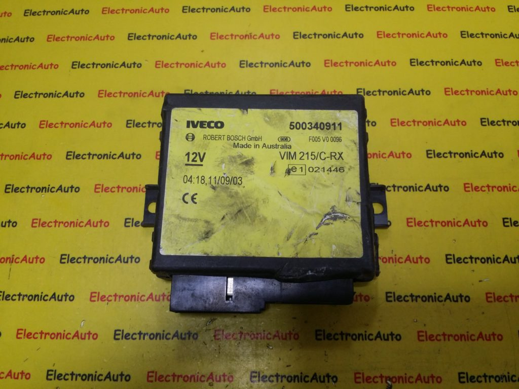 Calculator Confort Iveco, 500340911, F005V00096, 021446