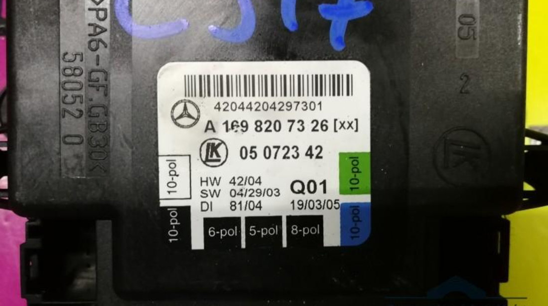 Calculator confort Mercedes B-Class (2004-2011) [W245] a1698207326