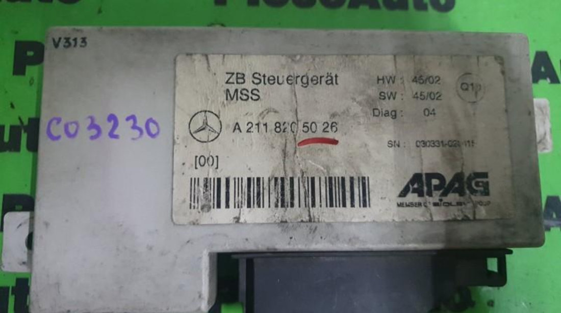 Calculator confort Mercedes E-Class (2002->) [W211] a2118205026
