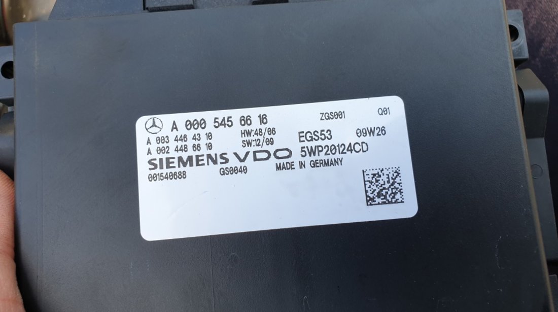Calculator Confort Mercedes E350cdi W212 2010 cod a2129003806