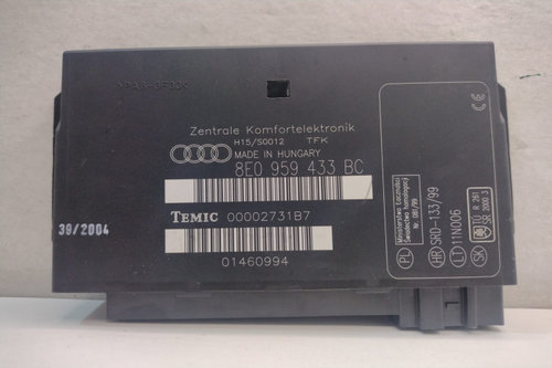 Calculator Confort Modul 8E0959433BC Audi A4 B6 [2000 - 2005]