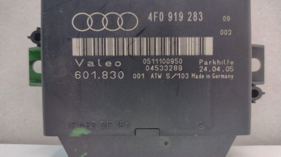 Calculator Confort - Modul Senzori Parcare, cod 4F0919283 4F0919283 Audi A6 4F/C6 [2004 - 2008]