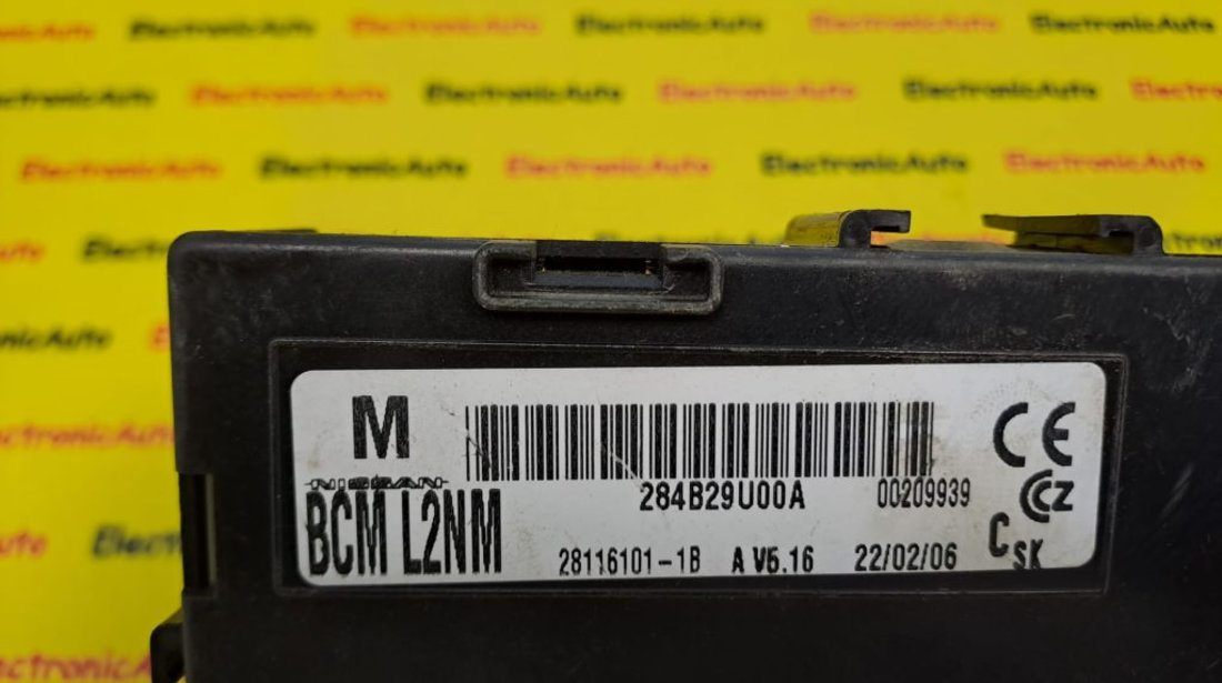 Calculator Confort NISSAN NOTE 284B29U00A, 281161011B