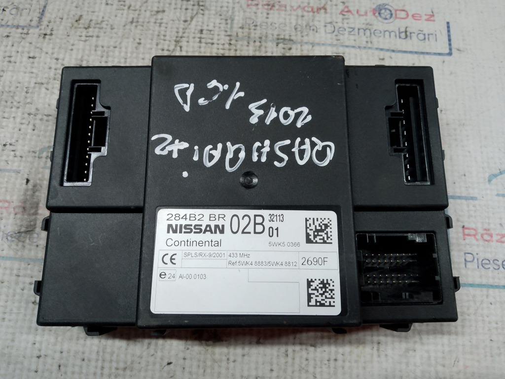 Calculator confort Nissan Qashqai+2 1.6 Motorina 2013, 284B2BR02B01