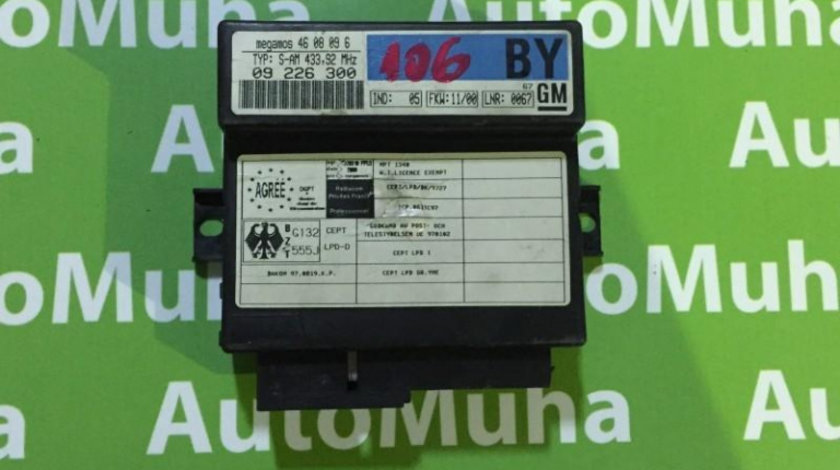 Calculator confort Opel Zafira A (1999-2005) 09226300