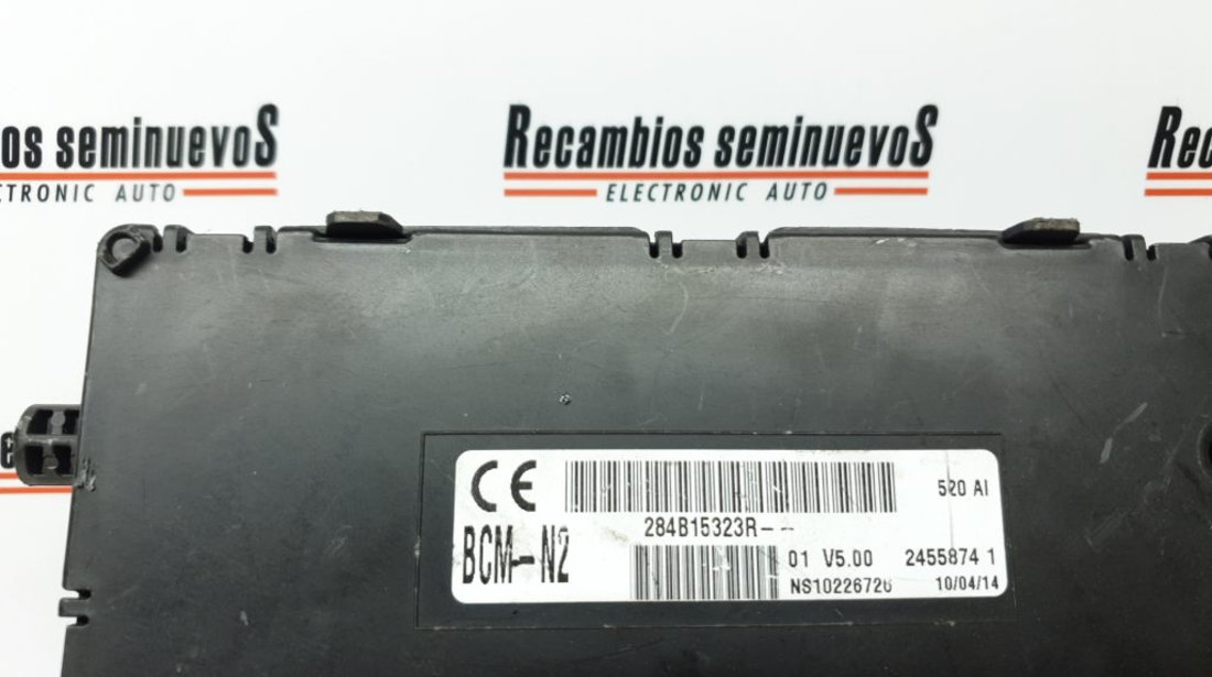 Calculator Confort Renault KANGOO, 284B15323R, 2455874 1, BCM N2