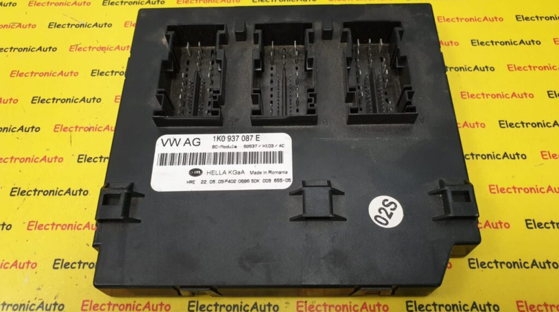 Calculator Confort Skoda Superb 2, 1K0937087E, BCM, 5DK009655