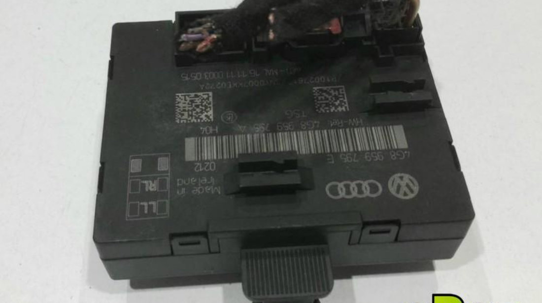 Calculator confort spate Audi A6 Allroad (2012-2014) [4GH] 4g8959795e