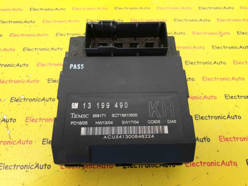 Calculator Control Lumini Opel Vectra, 13199490 KH