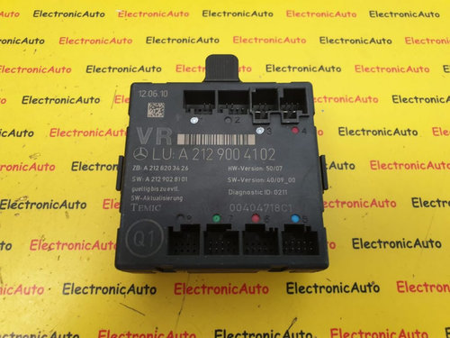 Calculator Control Usa Mercedes C E GLK-Klasse, A2129004102, Q1