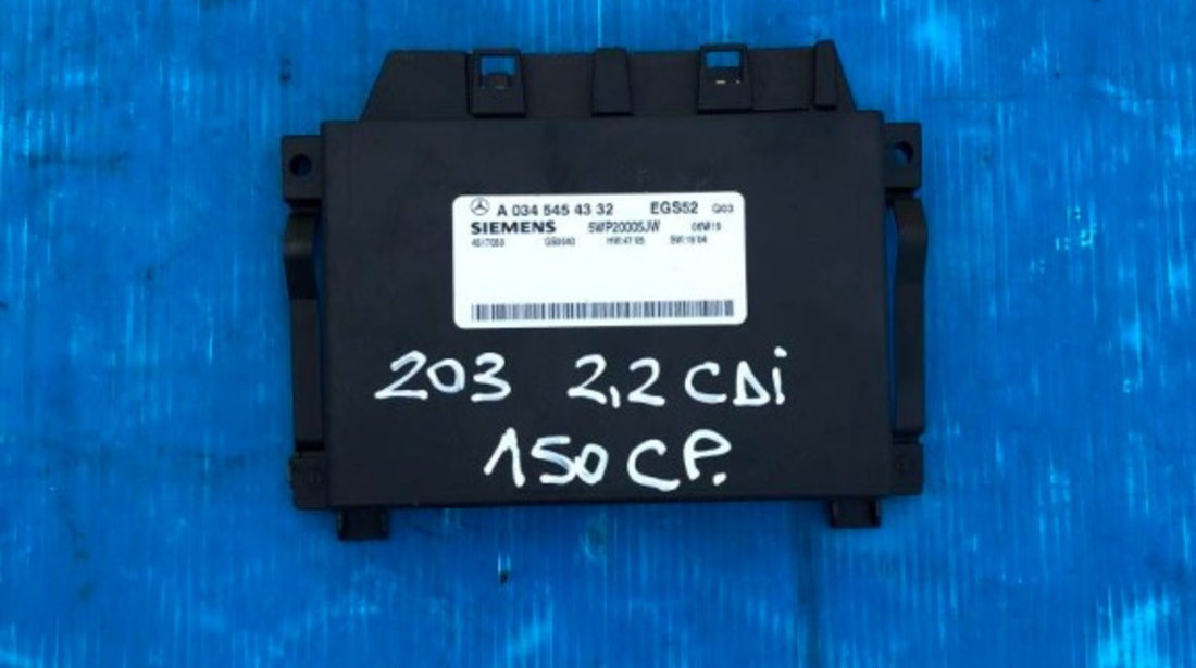 Calculator cutie automata Mercedes C200 W203