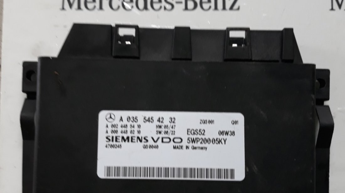 Calculator cutie viteza Mercedes E CLASS W211 cod A0355454232 #61781098