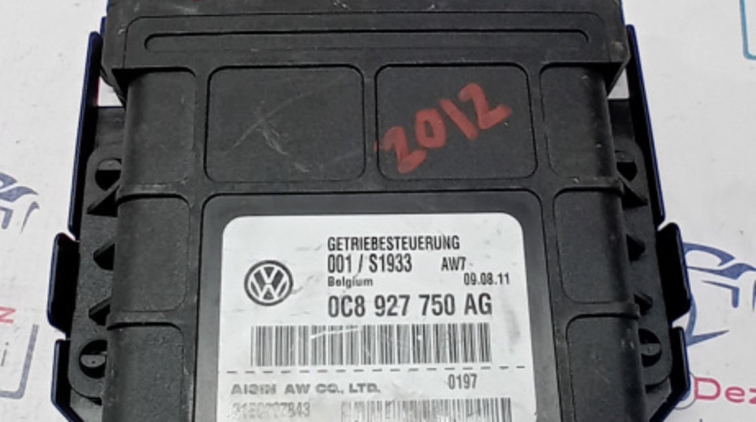 Calculator cutie viteze Volkswagen Touareg 2012, 0C8927750AG