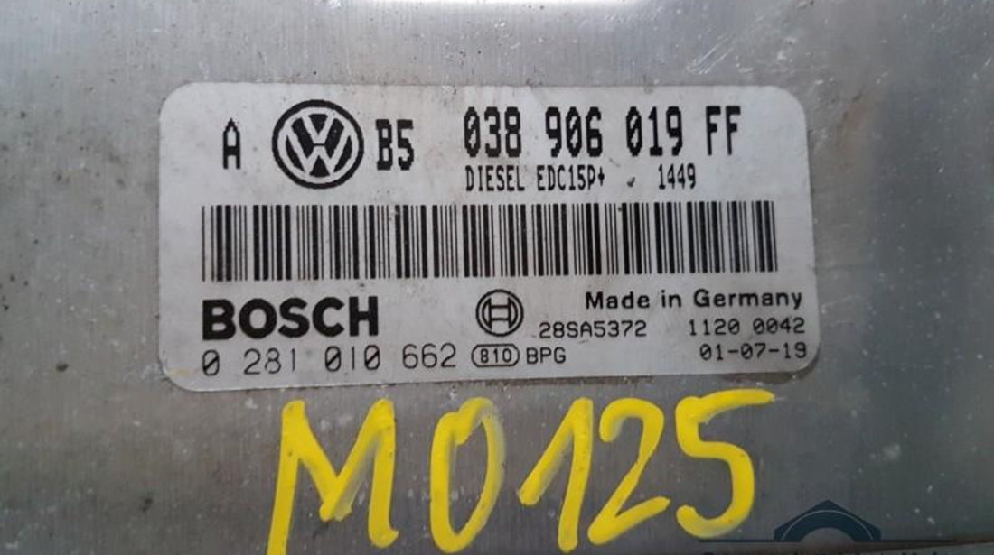 Calculator ecu 1.9 Volkswagen Golf 4 (1997-2005) 038906019ff