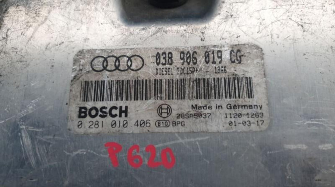 Calculator ecu Audi A4 (2001-2004) [8E2, B6] 0281010406
