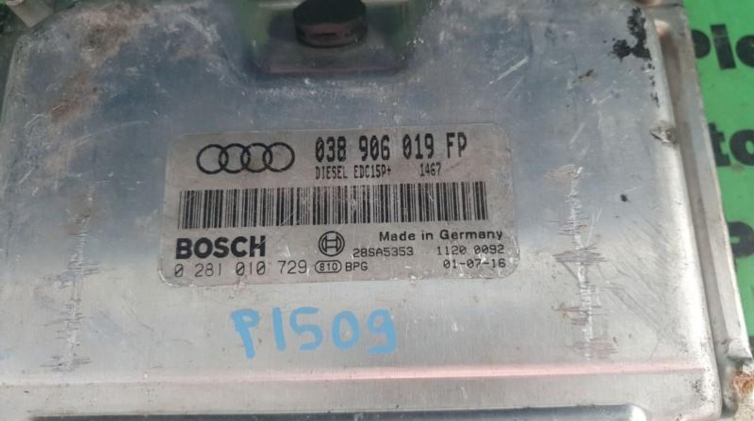 Calculator ecu Audi A4 (2001-2004) [8E2, B6] 0281010729