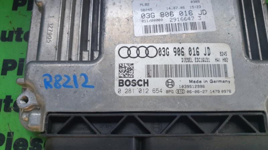 Calculator ecu Audi A4 (2004-2008) [8EC, B7] 0281012654