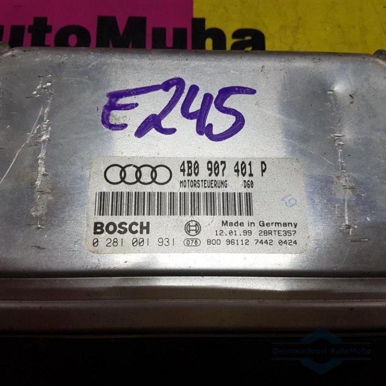 Calculator ecu Audi A6 (1997-2004) [4B, C5] 4B0907401P