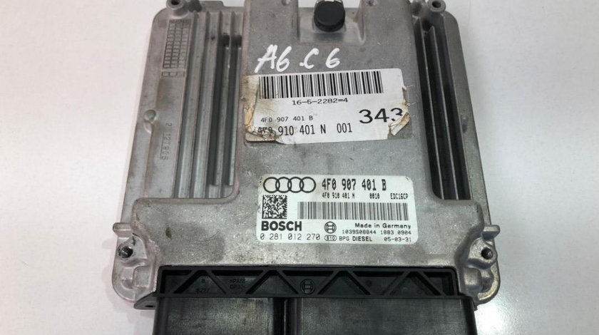 Calculator ecu Audi A6 (2004-2011) [4F2, C6] 3.0 tdi 4f0907401b