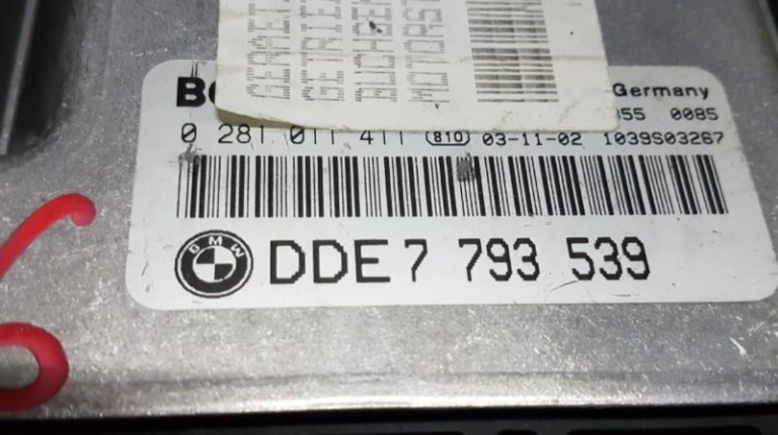 Calculator ecu BMW Seria 3 (1998-2005) [E46] 7793539