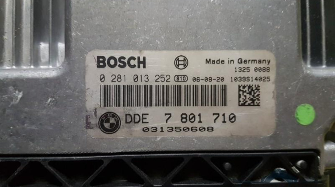 Calculator ecu BMW Seria 3 (2005->) [E91] 0281013252