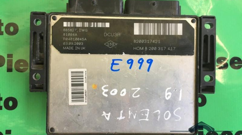 Calculator ecu Dacia Solenza (2003->) HOM8200317417