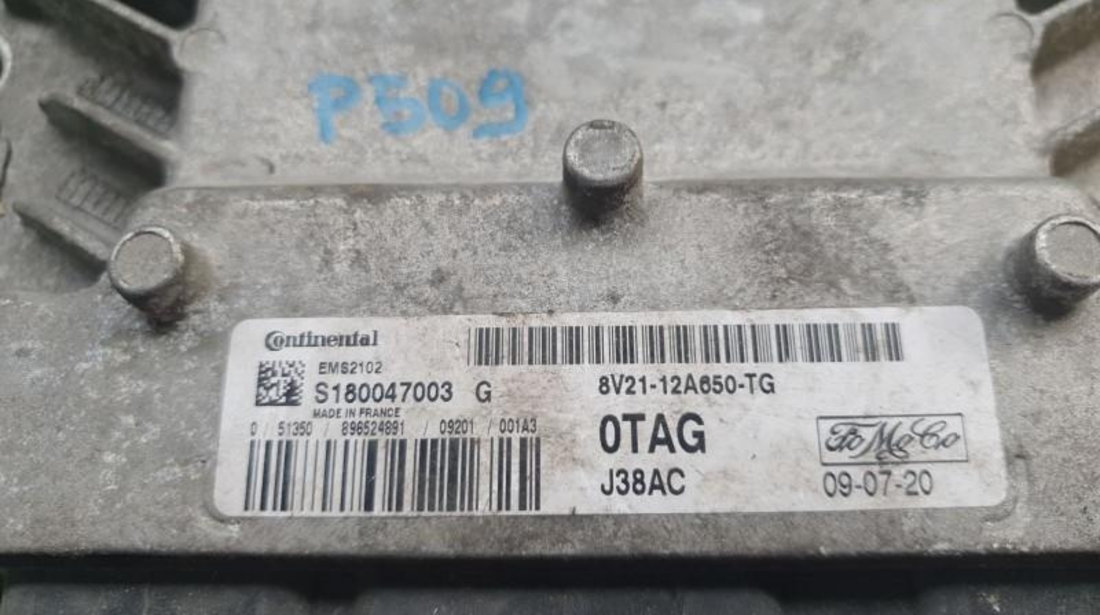 Calculator ecu Ford Fiesta 5 (2001->) [JH_, JD_,MK6] 8v2112a650tg