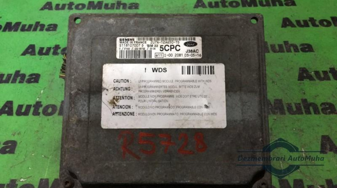 Calculator ecu Ford Fiesta 5 (2001->) [JH_, JD_,MK6] 2u7a12a650td