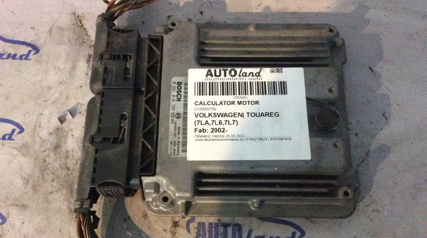 Calculator Ecu Motor 0281010736 070906016d Volkswagen TOUAREG 7LA,7L6,7L7 2002