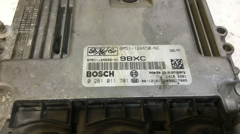 Calculator Ecu Motor 0281011701 Ford FOCUS II DA 2004-2008