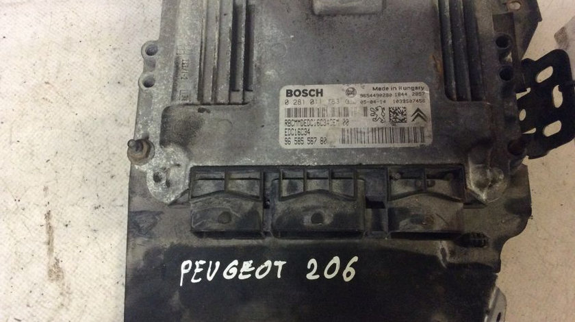 Calculator Ecu Motor 0281011783 1.4 HDI Peugeot 206 hatchback 2A/C 1998