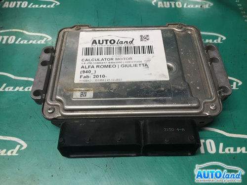 Calculator Ecu Motor 0281015950 1.6 JTD,51886417 /940a3000 Alfa Romeo GIULIETTA 940 2010