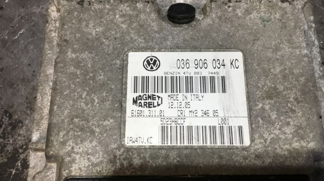 Calculator Ecu Motor 036906034kc 1.4 B Seat IBIZA IV 6J5,6P1 2008-2017