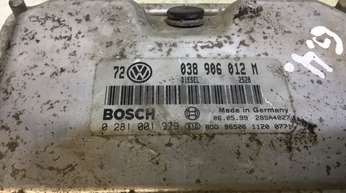 Calculator Ecu Motor 038906012m 1.9 TDI Volkswagen BORA 1J2 1998-2005