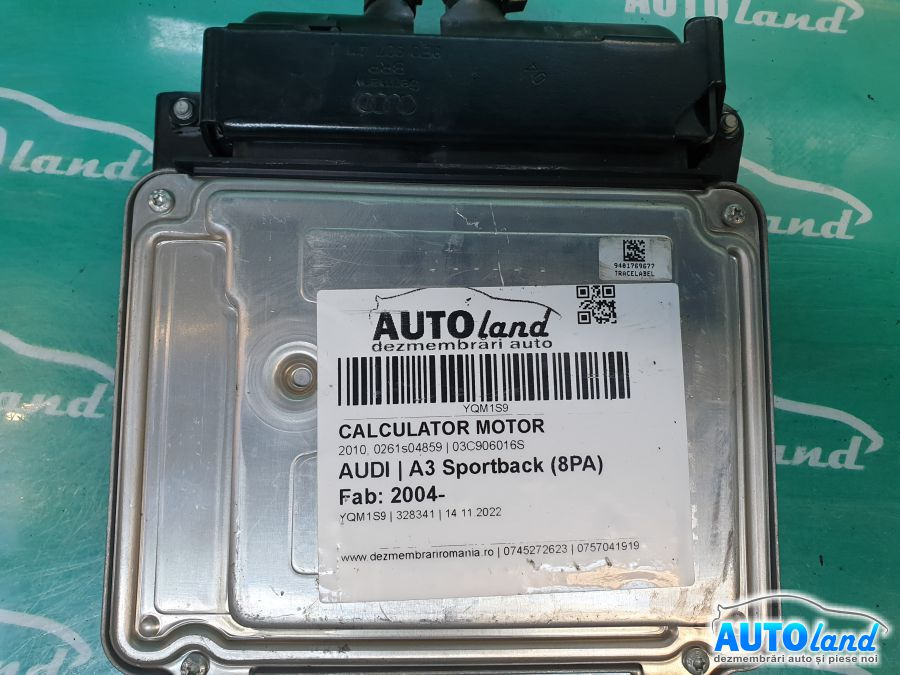 Calculator Ecu Motor 03c906016s 2010, 0261s04859 Audi A3 Sportback 8PA 2004