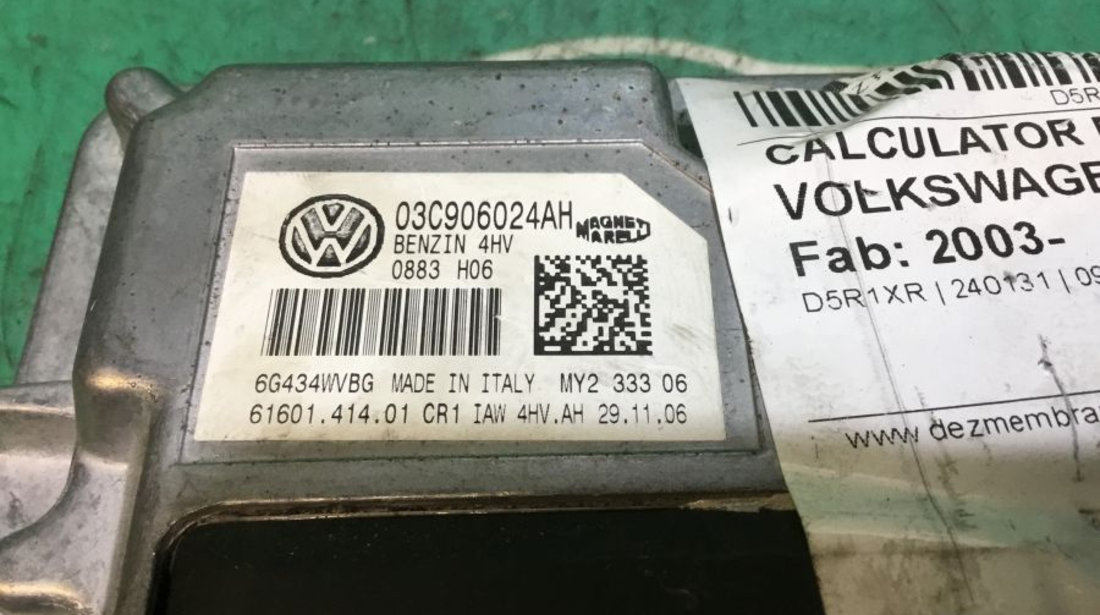 Calculator Ecu Motor 03c906024 Ah Volkswagen GOLF V 1K1 2003