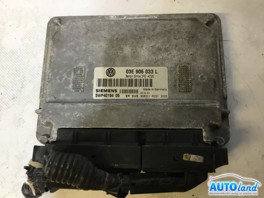 Calculator Ecu Motor 03e906033l 1.2 B Volkswagen POLO 9N 2001