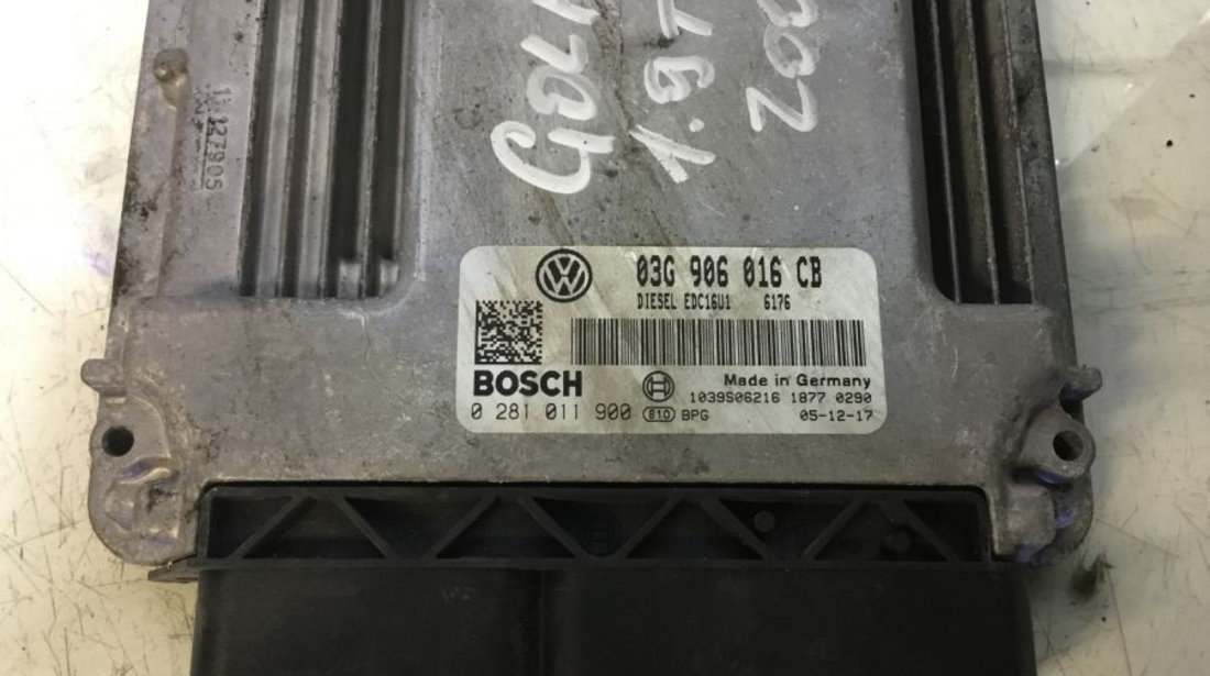 Calculator Ecu Motor 03g906016cb 1.9 TDI Volkswagen GOLF V 1K1 2003