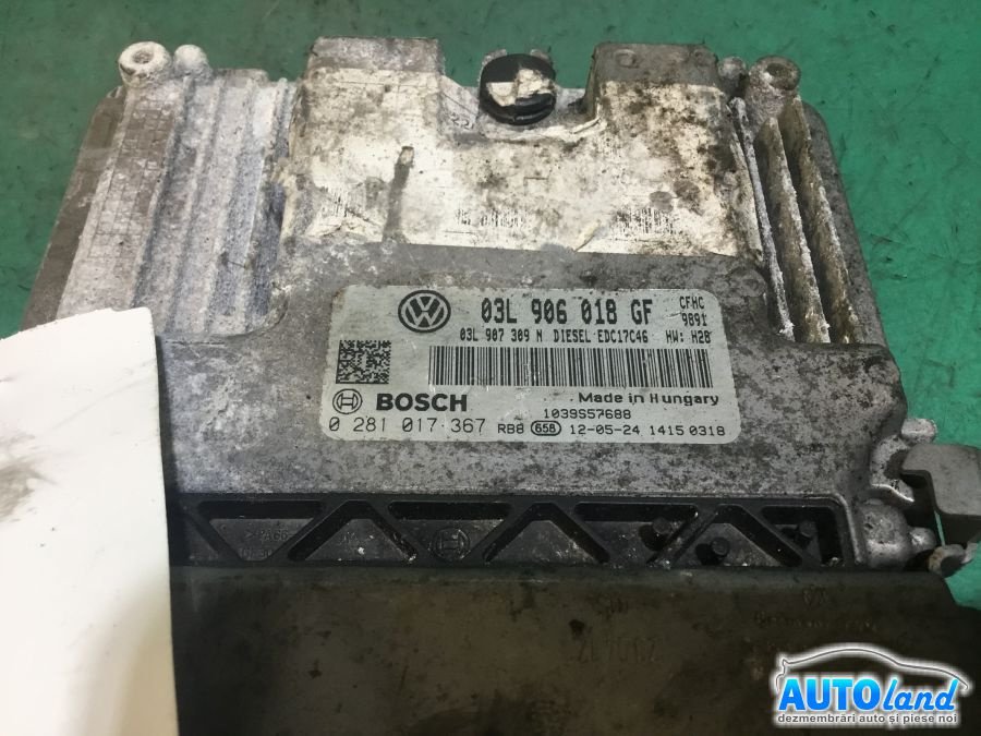 Calculator Ecu Motor 03l906018gf 2.0 TDI, Cfh, 0281017367 Volkswagen SCIROCCO 2008