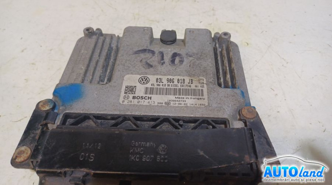 Calculator Ecu Motor 03l906018jb 2.0 TDI0281017413 Skoda SUPERB II 3T4 2008