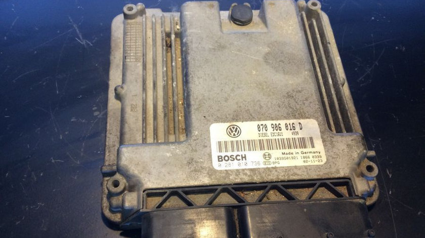 Calculator Ecu Motor 070906016d 5.0 TDI Volkswagen TOUAREG 7LA,7L6,7L7 2002