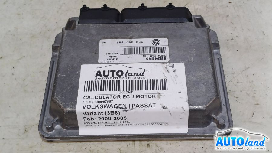 Calculator Ecu Motor 3b0907557 1.6 B Volkswagen PASSAT Variant 3B6 2000-2005