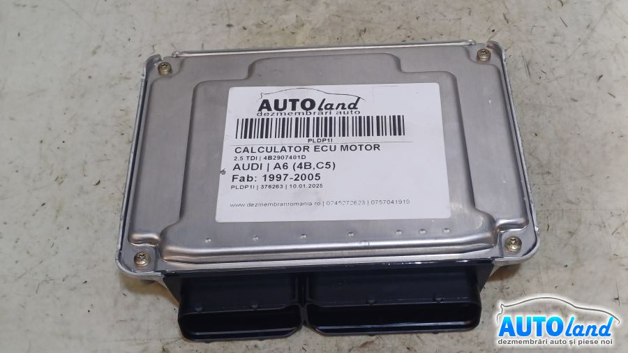 Calculator Ecu Motor 4b2907401d 2.5 TDI 0281010395 Audi A6 4B,C5 1997-2005