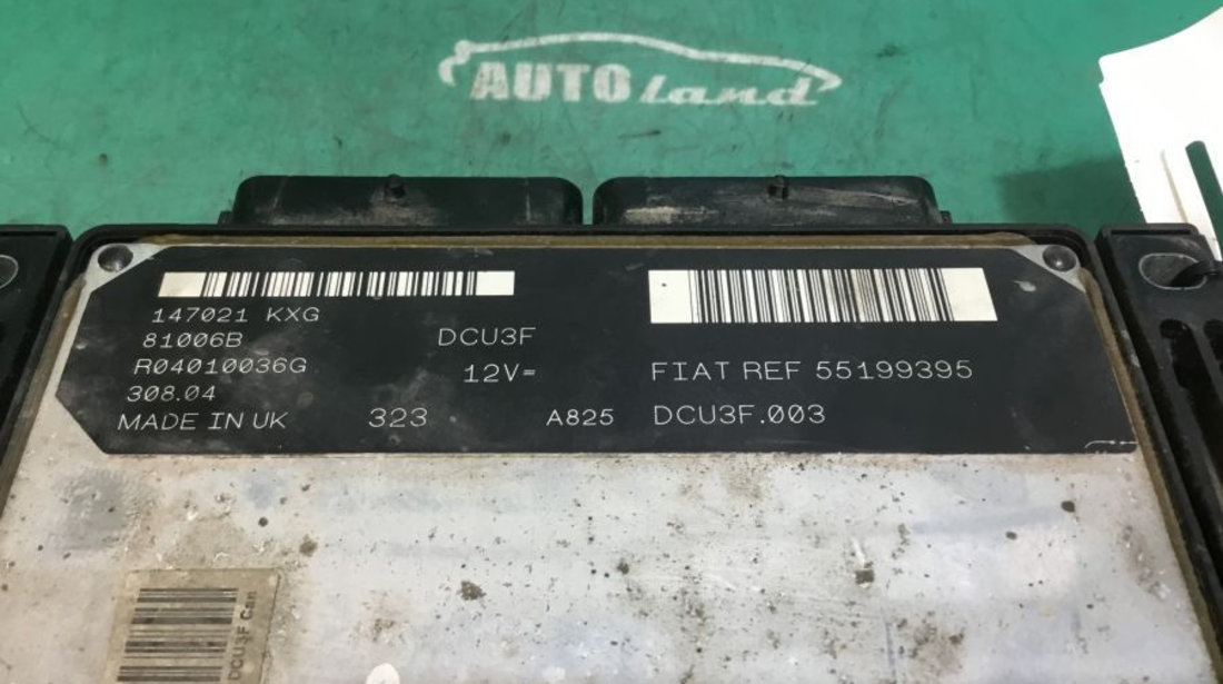 Calculator Ecu Motor 55199395 1.9 JTD Fiat DOBLO 119 2001