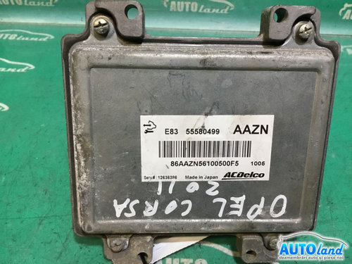 Calculator Ecu Motor 55580499 1.2b Opel CORSA D 2006