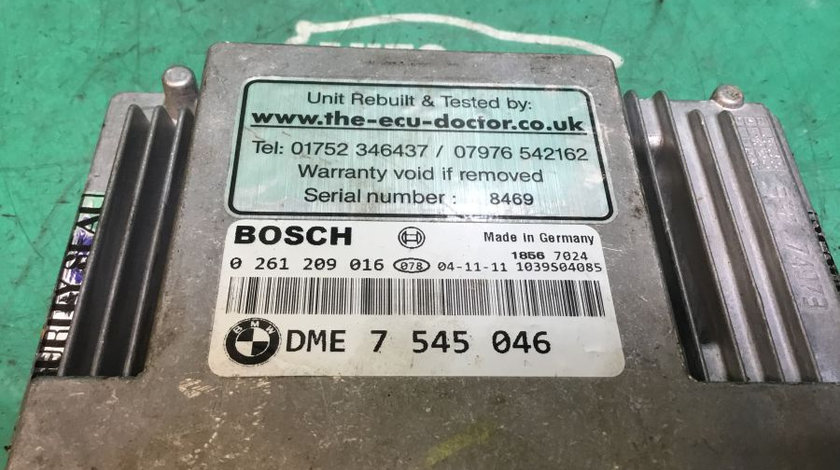 Calculator Ecu Motor 7545046 1.6 Benzina BMW 1 E81,E87 2004