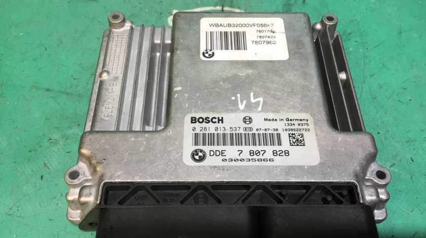 Calculator Ecu Motor 7807828 2.0 D, 0281013537 BMW 1 E81,E87 2004